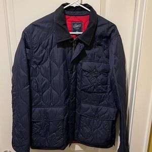 Grayers navy blue quilted jacked